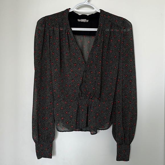 Printed chiffon blouse - Picture 2 of 5